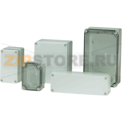 Корпус 140x80x65 мм, поликарбонат, серый, 1 шт Fibox PC C 65 G 
