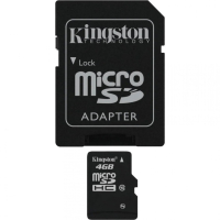 Карта памяти 4 Гб, microSDHC, class 10 Kingston SDC10-4GB