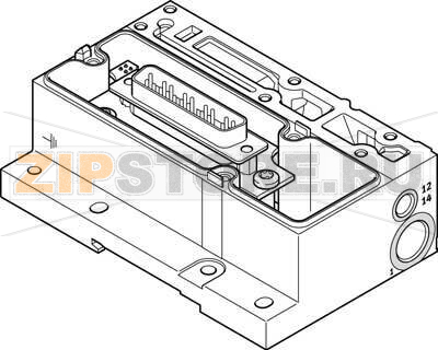 Интерфейс электрический Festo VMPA1-MPM-EPL-GU 