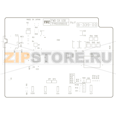 USB PC Board ass&#039;y Toshiba TEC B-SX4T-GS10-QQ-CCS USB PC Board ass'y Toshiba TEC B-SX4T-GS10-QQ-CCSЗапчасть на деталировке под номером: не указано