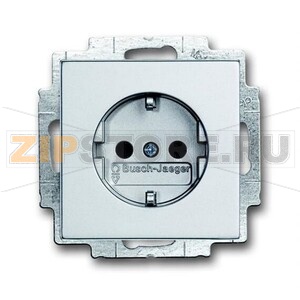 Розетка 16 А, 250 В, LED, серебристый алюминий ABB 2CKA002013A5293 