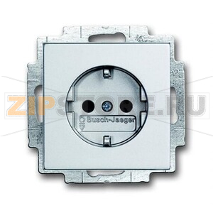 Розетка 16 А, 250 В, LED, серебристый алюминий ABB 2CKA002013A5293 