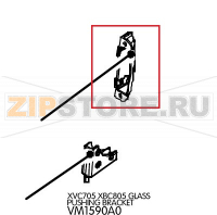 Glass pushing bracket Unox XB 893