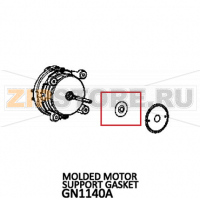 Molded motor support gasket Unox XFT 195