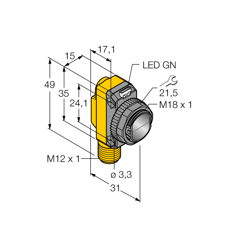 Датчик фотоэлектрический Turck QS186LEQ8 