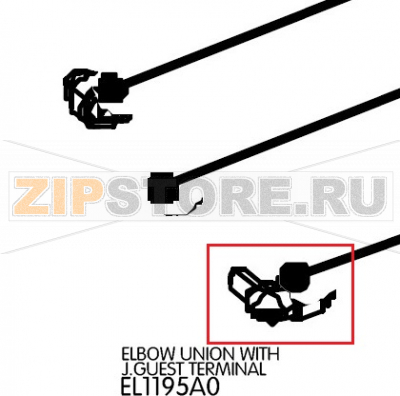 Elbow union with J.Guest terminal Unox XB 893 Elbow union with J.Guest terminal Unox XB 893Запчасть на деталировке под номером: 137Название запчасти на английском языке: Elbow union with J.Guest terminal Unox XB 893