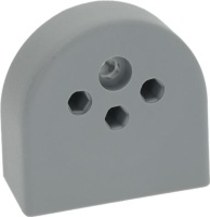 CABLE SUPPORT GREY 50x47x15 mm
