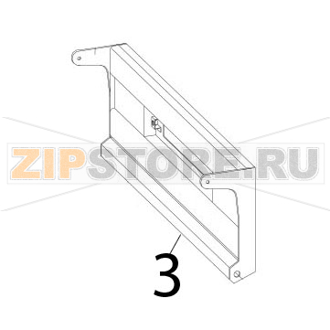 Telaio porta Zanolli Citizen PW 9+9/MC Telaio porta Zanolli Citizen PW 9+9/MCЗапчасть на деталировке под номером: 3