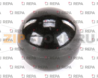 KNOB; 1-1/4 DIA BLK 3/8 THD [E 