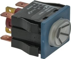 2-Х ПОЛЮСНЫЙ ПЕРЕКЛЮЧАТЕЛЬ, ЯРКО-БЕЛЫЙ 