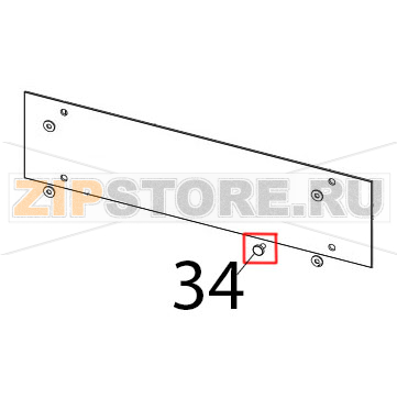 Screw for external glass support Zanolli Synthesis 12/80 VE Screw for external glass support Zanolli Synthesis 12/80 VEЗапчасть на деталировке под номером: 34