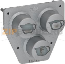 ПЕРЕГОРОДКА КНОПОЧНОЙ ПАНЕЛИ С 3 КНОПКАМИ 