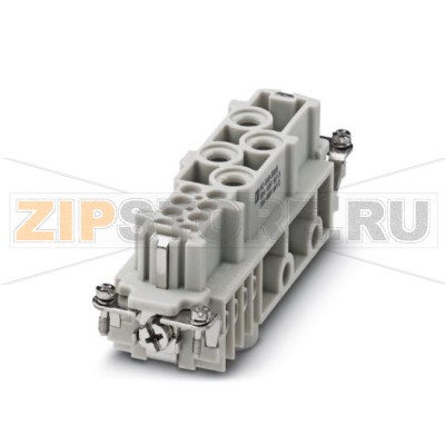Гнездовая вставка HEAVYCON Phoenix Contact HC-K 4/8-EBUS серия K4/8, для 4 силовых и 8 контактов цепи управления, винтовые зажимы без защиты проводников.Минимальный заказ: 1 шт.Упаковка: 1 шт.