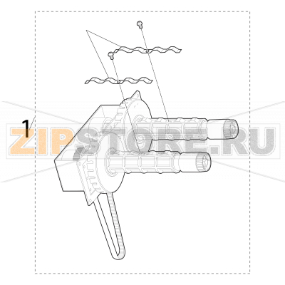Ribbon module Intermec PD41 Ribbon module Intermec PD41Запчасть на деталировке под номером: 1Название запчасти на английском языке: Ribbon module Intermec PD41.