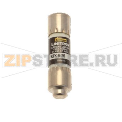 Предохранитель, 20 A, AC 600 В, 200 кА, 10x38 мм, CC, UL, быстродействующий Eaton CLASS CC FAST AC 