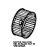 Motor fan D196 H81 39 blade nut M Unox XBC 405E