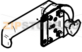 Rotating lever lock, complete P3 CONVOTHERM OES 10.10     Rotating lever lock, complete P3 CONVOTHERM OES 10.10Запчасть на сборочном чертеже под номером: 444Название запчасти на английском&nbsp;языке: Rotating lever lock, complete P3 CONVOTHERM OES 10.10