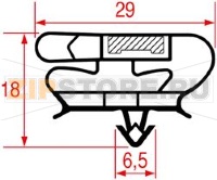 SNAP-IN GASKET 1089 - 2500 mm