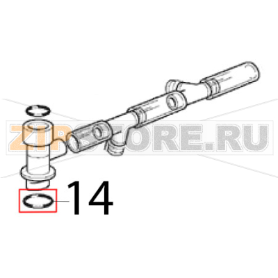 Simmer ring Scotsman EC 126 AS Simmer ring Scotsman EC 126 ASЗапчасть на деталировке под номером: 14