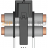 Split-core current transformer; Primary rated current: 800 A; Secondary rated current: 5 A; Rated power: 0.5 VA; Accuracy class: 0.5 Wago 855-5105/800-000 - Split-core current transformer; Primary rated current: 800 A; Secondary rated current: 5 A; Rated power: 0.5 VA; Accuracy class: 0.5 Wago 855-5105/800-000