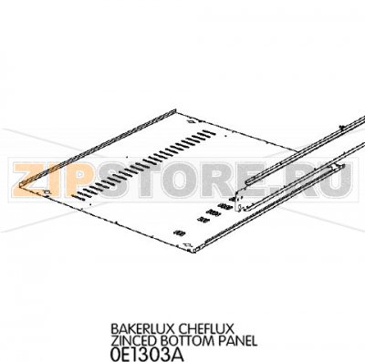 Bakerlux cheflux zinced bottom panel Unox XV 893 Bakerlux cheflux zinced bottom panel Unox XV 893Запчасть на деталировке под номером: 103Название запчасти на английском языке: Bakerlux cheflux zinced bottom panel Unox XV 893