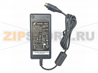 Адаптер питания XPrinter XP-350BM Источник питания (блок питания, адаптер питания, сетевой адаптер) для принтера этикеток XPrinter XP-350BM Модель: STD-2427P. Входное напряжение: 100-240V. Входной ток: 1,4А. Выходное напряжение: 24V. Выходной ток: 2,7А