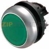 Головка кнопки без фиксации, зеленая Eaton M22-D-G