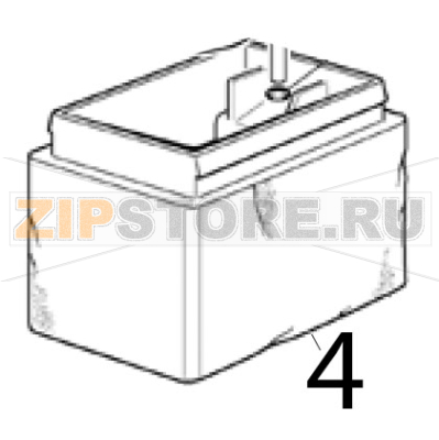 Water reservoir Scotsman AF 124 Water reservoir Scotsman AF 124Запчасть на деталировке под номером: 4