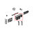Minicontattore quadripolare 20 A, 230 V Unox XBC 905