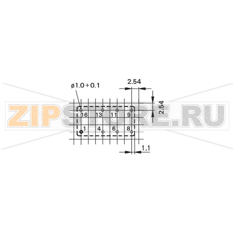 Реле электромагнитное 6 В/DC, 2 А, 1 шт TE Connectivity 5-1462000-7 