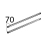 Listello superiore porta Unox XBC 905