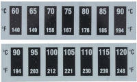 SET 2 ADHESIVE TEMPERATURE INDICATORS