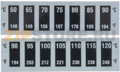 SET 2 ADHESIVE TEMPERATURE INDICATORS 