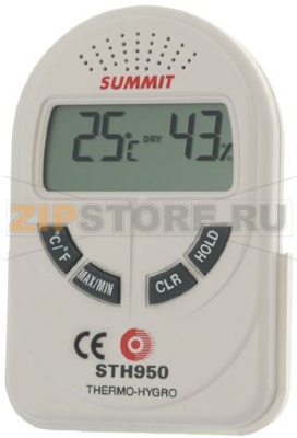 ЦИФРОВОЙ ТЕРМОГИГРОМЕТР 0+50°C БЕЛЫЙ 
