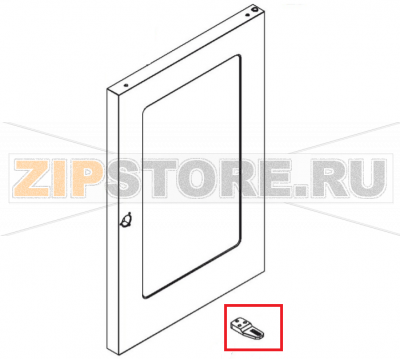 Door bottom hinge Angelo Po FX101E3    Door inside glass ASS.Y Angelo Po FX101E3Запчасть на 