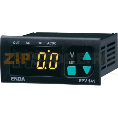 Вольтметр программируемый 0.002 А, ±500 В/AC/DC, 70x29 мм Enda EPV242-R-230 