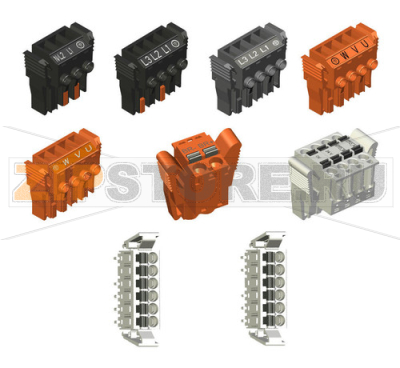 Комплект разъемов, 8 шт Schneider Electric VW3M2202 