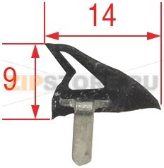 ПРОКЛАДКА ДВЕРЦЫ ДУХОВКИ 530X300 ММ 