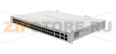 Коммутатор управляемый MikroTik CRS354-48G-4S+2Q+RM 