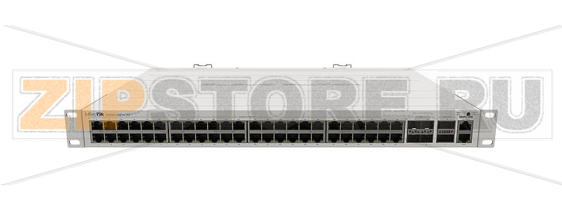 Коммутатор управляемый MikroTik CRS354-48G-4S+2Q+RM 