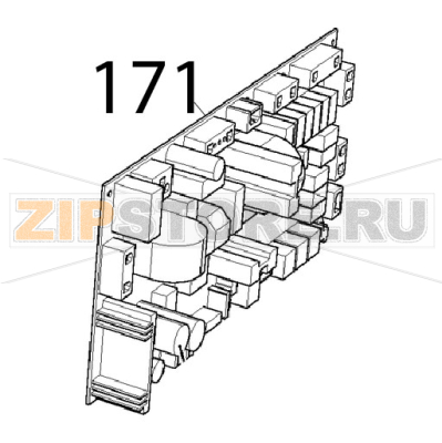 Scheda potenza forni CT-BT S5.E Unox XBC 615EG Scheda potenza forni CT-BT S5.E Unox XBC 615EGЗапчасть на деталировке под номером: 171