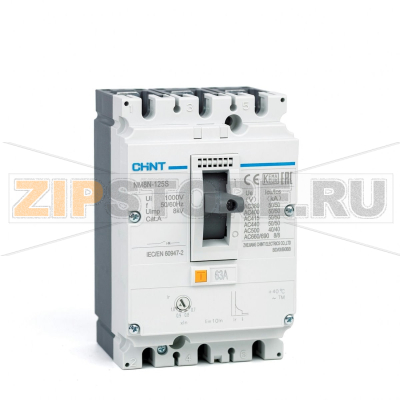 Выключатель автоматический 63 А, 50 кА, 3 полюса Chint NM8N-125S 