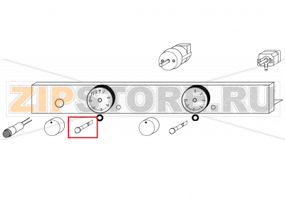 Red indicator Garbin 43 DX    Red indicator Garbin 43 DXЗапчасть на сборочном чертеже под номером: SP036