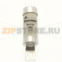 Предохранитель, 50 A, AC 500 В, 80 кА, BS88/A3, 21x87 мм, gL/gG, BS Eaton 50AMP 500V AC BS88 gG F
