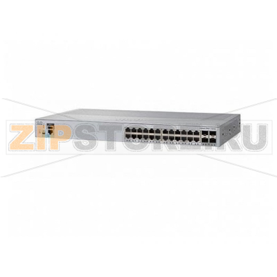 Коммутатор 24xGE, 4xSFP+, LAN Lite Cisco WS-C2960L-24TQ-LL 