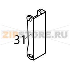 Damper link L Toshiba TEC B-SX5T-TS12/22-QQ Damper link L Toshiba TEC B-SX5T-TS12/22-QQЗапчасть на деталировке под номером: 31