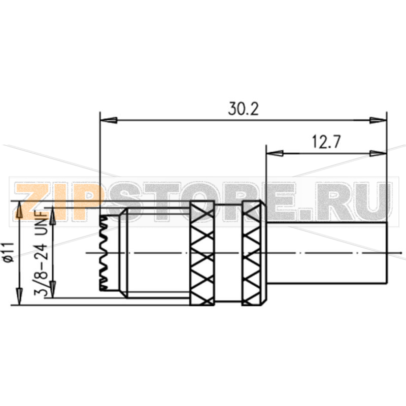 Разъем UHF, мини, 50 Ом, 1 шт Telegärtner J01046F0001 