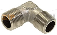 L-ОБРАЗНОЕ СОЕДИНЕНИЕ Ø 3/8"M-3/8"M НИКЕЛИРОВАННЫЙ