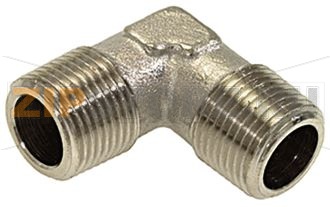 L-ОБРАЗНОЕ СОЕДИНЕНИЕ Ø 3/8&quot;M-3/8&quot;M НИКЕЛИРОВАННЫЙ 