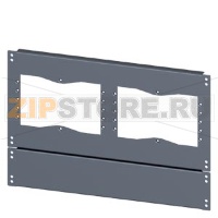 SIVACON, base, with cutouts for flanges, IPXX, T: 500 mm, W: 600 mm, zinc-plated Siemens 8MF1065-2UB52-0